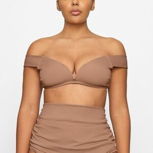 Skims Swim Off Shoulder Bikini Top XL